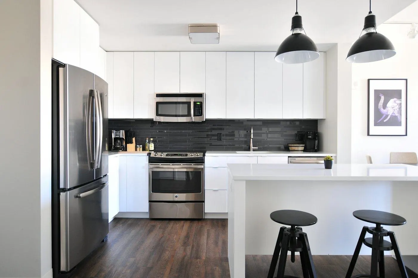 Peninsula modular kitchen