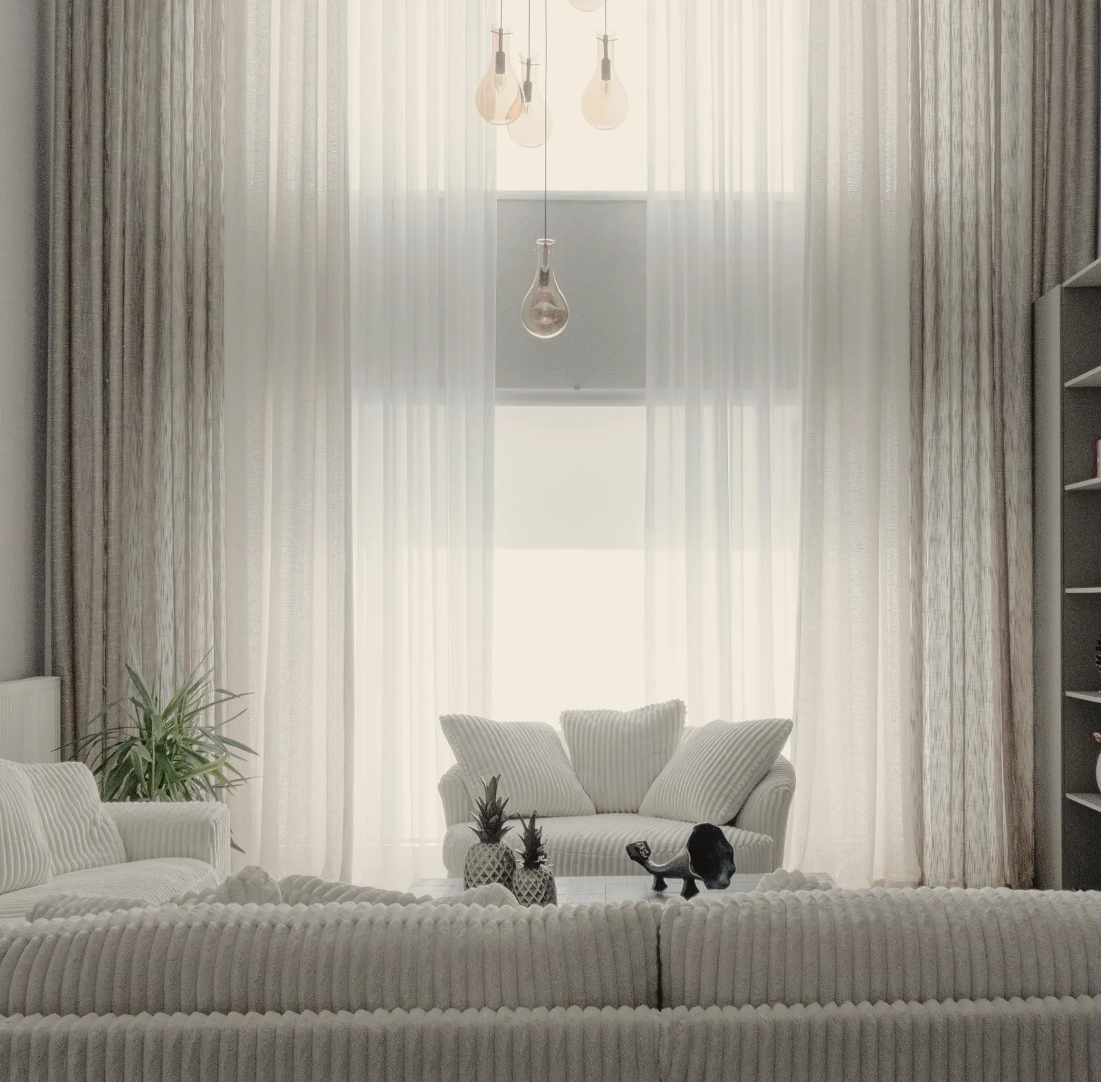 Bright living room